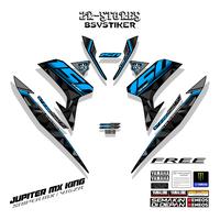 Gambar striping yamaha mx king logo 150 sniper y15zr 150 / stiker exciter 150 / jupiter mx king 150 / y15zr - abu dari 2R STIKER undefined 4 Tokopedia