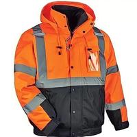 Gambar jaket bomber safety hi-vis high visibility jacket ansi reflective scothlite dari A.M.A.N.A.H undefined 1 Tokopedia