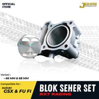 Gambar Blok Seher Rx7 Racing Satria Fu FI Gsx 66 mm 68 mm Piston Forged Johan Garage - Gsx, 66mm dari Johan Garage Official undefined 1 Tokopedia