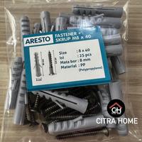 Gambar Aresto Fastener + Skrup M5, M6, M8, M10 Harga 1 pak isi 25 pcs - M5x25mm dari Cassie88 undefined 3 Tokopedia