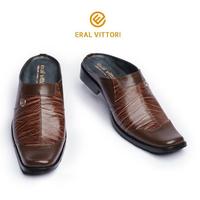 Gambar BEST PRODUK ERLUX 8011 - SEPATU SANDAL BUSTONG PRIA KULIT ASLI ERAL VITTORI HITAM - Cokelat, 41 dari opralin store undefined 3 Tokopedia