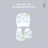 Gambar Carrol n Barrol New Born Set Tencel - Set Tangan Kaki Bayi Tencel - Topi Bayi Tencel - Sleeping Animals Collections - Bunnies Puppies, Topi dari Carrol Baby undefined 2 Tokopedia
