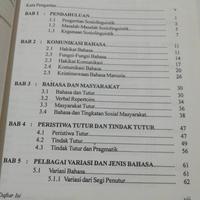 Gambar Sosiolinguistik Perkenalan Awal - Abdul Chaer & Leonie Agustina dari Buku Antique undefined 3 Tokopedia