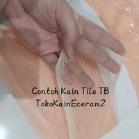 Gambar ½Mter Tille Tule Halus Polos 1 Kain Tile Bahan Dress Gaun Souvenir ecer meteran - 00.TulisCatatan dari toko kain eceran2 undefined 3 Tokopedia