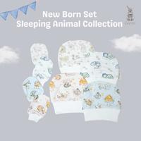 Gambar Carrol n Barrol New Born Set Tencel - Set Tangan Kaki Bayi Tencel - Topi Bayi Tencel - Sleeping Animals Collections - Bunnies Puppies, Topi dari Carrol Baby undefined 1 Tokopedia