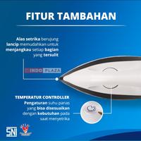 Gambar Setrika listrik MIYAKO EL-1000M anti lengket - Merah Muda dari indoplazamedan undefined 3 Tokopedia