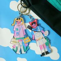 Gambar Liunic On Things- Keychain Trinkets Collection - Character Termurah Ready Terbaik - Caterpillar dari ExchangeStore undefined 3 Tokopedia
