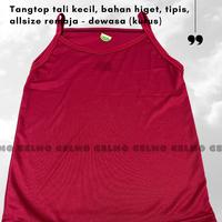 Gambar 3pcs tangtop tanktop tengtop tank top kaos dalam singlet Gym olahraga wanita pria dewasa Tk remaja M L XL ukuran size polos you can see HGT tali kecil slim fit bahan higet katun rayon elastis melar adem nyaman Panjang - Allsize 3pcs, Random dari gelmo undefined 4 Tokopedia