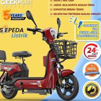 Gambar Geekman Sepeda Listrik Murah 1jt Sepeda Listrik Dewasa 48v 12ah Sepeda Listrik Dengan Pedal Termurah Ready Terbaik - Biru-L8 dari Corrosive Official undefined 5 Tokopedia