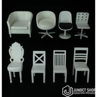 Gambar Maket Bangku Kursi 1:22 1:25 Scale Miniatur Plastik Putih Polos 01 - Model-1 dari Orca Figure undefined 3 Tokopedia