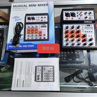 Gambar mixer 4 channel murah bluetooth - Hitam dari toko gitar gema musik Blitar undefined 2 Tokopedia