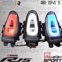 Gambar READY ADA!!! Lampu stoplamp R15 V3 / stop lamp belakang yamaha R15 3 in 1 R15 new v3 v4 pnp - Merah dari CV BANGUN TEKINDO undefined 1 Tokopedia