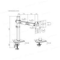 Gambar Heavy-Duty Bracket Single dan Dual Monitor 17" - 40" Oximus ZD304L | ZD324L Hitam Ungu Violet RGB Lengan Monitor Gaming dengan Pencahayaan RGB yang Artikulatif Gaming Nyaman, Menang dengan Gaya - ZD304L, Seller dari Oximus Indonesia undefined 2 Tokopedia