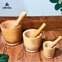 Gambar Lumpang Kayu Cangkir Besar + Alu Halu Free Kardus + Gift / Alat Tumbuk Tradisional Halus / Penghalus Bumbu Sambal Sambel Pecel Kacang Kopi Obat - Rr dari Alfarizkystore011 undefined 2 Tokopedia