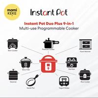 Gambar INSTANT POT Duo Plus 9 in 1 smart pressure cooker multicooker dari Mamikeke.co undefined 5 Tokopedia