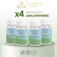 Gambar BYOR - Jamu Byrherbs 30 Kapsul (Isi 4 Botol) – Herbal untuk Nafsu Makan & Solusi Badan Ideal dari Byor by Onky Ray undefined 1 Tokopedia
