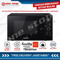 Gambar PANASONIC NN-GD37HBTTE Inverter Microwave Oven With Grill 23 L dari OneStop Electronics undefined 1 Tokopedia