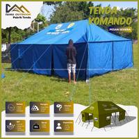 Gambar Tenda Komando Pramuka Regu Pleton Barak Army Kap 20 orang 4Mx6M - KAIN BIASA, ATAP SAJA 4X6 dari TAMA OUTDOOR undefined 5 Tokopedia
