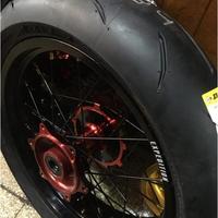 Gambar Baru Paket ban set supermoto CRF 150 Premium ban dunlop velg excel tromol dari tati part undefined 3 Tokopedia
