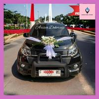 Gambar Uswa^ Wedding - Bunga Mobil Pengantin (Siap Pakai) - Hiasan Mobil Pengantin - Pita Dekorasi Dekor Mobil Pengantin Murah Mewah 1 Set Simple / Buat Di Pernikahan Untuk Wedding Cantik Dekorasi Mobil Avanza Rush Fortuner Crv Mobilio Brio Jazz Arisca0654 - Salem dari Uswatuen Store undefined 1 Tokopedia