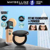 Gambar Maybelline FIT ME Pump Matte Pore Foundation + 16H Oil Control Powder - 112 dari Maybelline Official Shop undefined 2 Tokopedia