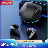 Gambar NEW LENOVO ORIGINAL GM2 PRO 5.3 EARPHONE BLUETOOTH WIRELESS EARBUDS LOW LATENCY HEADPHONES HD CALL DUAL MODE GAMING HEADSET WITH MIC - TFT10 Black dari Jalibreak undefined 1 Tokopedia