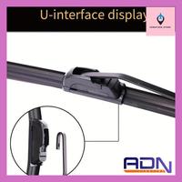Gambar Uswa^ Double Blade Wiper Depan Frameless J Hook Universal Dual Karet Berbagai Jenis Mobil By Adn - 24 dari Uswatuen Store undefined 2 Tokopedia