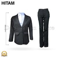 Gambar One Set Setelan Jas Blazer Panjang dan Celana Bahan Kancing Saku Celana Panjang Wanita Stelan Jas Kerja Kantor Cewe Polos Dewasa Anak Jaket Blezer Panjang Kancing 2 Cewek Pakaian Formal Kantoran Dasar Hitam n Jumbo Big Size Cardigan Outer Perempuan Korea - Hitam, S dari DeSulthan Store undefined 5 Tokopedia