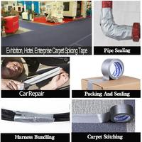 Gambar Lakban Isolasi Solasi Selotip Lantai Karpet Cloth Floor Duct Tape - 80 mm dari Glotima undefined 4 Tokopedia