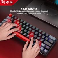 Gambar GAMEN Titan V Lite Latest Titan Series Mechanical Gaming Keyboard - Blue + Green, Blue Switch dari Rikoyama STOR undefined 5 Tokopedia