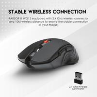 Gambar Fantech RAIGOR III WG12 / WG12R | Rechargeable Wireless Gaming Mouse - WG12, Beige dari Rikoyama STOR undefined 1 Tokopedia