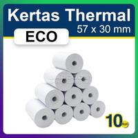 Gambar (10 Roll) Kertas Kasir Thermal 58x30 mm Coreless Struk EDC Printer Kasir Bluetooth Termal 58mm dari Barcode Store Solutions undefined 4 Tokopedia