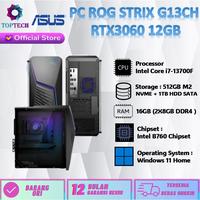 Gambar ASUS PC ROG STRIX G13CH RTX3060 12GB i7 13700F 16GB 512GB + 1TBHDD W11 OHS dari Top Tech Comp undefined 1 Tokopedia