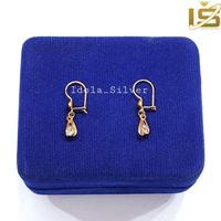 Gambar ANTING ANAK PERAK ASLI SILVER 925 LAPIS EMAS MODEL KAIT GANTUNGAN SANGKAR 1 PERMATA - PERHIASAN PERAK ANAK Terbaru Terlaris Terbaik dari KNIVER undefined 4 Tokopedia