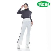 Gambar Celana Panjang Training Olahraga Wanita Cutbray Scuba Highwaist Korean Style Multifungsi Untuk Outfit Sporty Lari Jogging Senam Zumba Kekinian - Hitam Stripe dari Wizzardstore ID undefined 4 Tokopedia