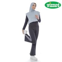 Gambar Celana Panjang Training Olahraga Wanita Cutbray Scuba Highwaist Korean Style Multifungsi Untuk Outfit Sporty Lari Jogging Senam Zumba Kekinian - Hitam Stripe dari Wizzardstore ID undefined 3 Tokopedia
