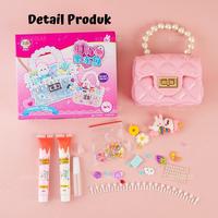 Gambar DIY TAS ANAK Handmade Tas Jelly Anak Prakarya Membuat Tas Art Craft / Mainan Edukasi Anak DIY Menempel / Tas Selempang Jelly Sling Bag Anak Perempuan / Handbag Jelly Silikon Rubber Little Pony Unicorn Kuda Poni - Princess dari Aswany Store undefined 4 Tokopedia