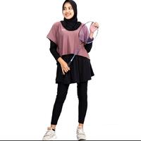 Gambar setelan olahraga croptop legging rok 3 in 1 - sage, 3 in 1xxl dari Gie store_NEW undefined 3 Tokopedia
