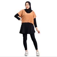 Gambar setelan olahraga croptop legging rok 3 in 1 - sage, 3 in 1xxl dari Gie store_NEW undefined 1 Tokopedia