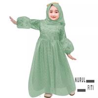 Gambar Gamis anak perempuan Meliana 3-11thn / gamis brukat / baju muslim anak perempuan / baju pesta anak muslim / gamis pesta anak / Berkualitas - MILO, S (3-5 THN) dari Nurulfiti undefined 3 Tokopedia