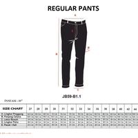 Gambar JB Boss Jeans Celana Hitam Basic Polyring Stretch Regular Fit - Hitam, 29 dari CREZZIDO STOREE undefined 5 Tokopedia