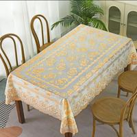 Gambar Taplak Meja Makan Besar Uk 150x228cm Motif Bunga Alas Meja Ruang Tamu Aesthetic PVC Tebal Anti Air D-P - D-P-02 dari aurelialinenstore undefined 4 Tokopedia