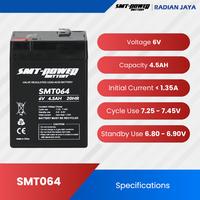 Gambar BATTERY LAMPU EMERGENCY / AKI KERING EMERGENCY LAMP SMT 6V 4,5AH dari RADIAN JAYA undefined 4 Tokopedia