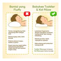 Gambar Babybee Toddler Pillow Tencel Case Bantal Bayi Latex Ergonomic Pillow gratis ongkir dari Little Beby undefined 2 Tokopedia