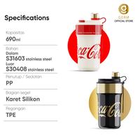 Gambar GERM Botol Olahraga 650ML Vacuum Thermos Cup S316 Baja Tahan Karat Cangkir Kopi Portabel - Putih dari GERM INDONESIA undefined 3 Tokopedia