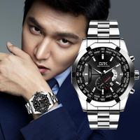 Gambar New.. OPK/swiss army jam tangan pria tahan air asli ori terbaru 2023 keren all stainless steel multifungsi 46mm dial besar jam tangan cwok hitam/perak-COD-8108 - Black-silver dari ellegant id undefined 4 Tokopedia