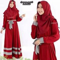 Gambar GAMIS LASMA SYARI FREE HIJAB DRESS MURAH BAGUS dari gyanals undefined 3 Tokopedia