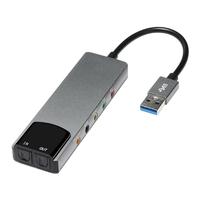 Gambar Good Multi-Function USB External Fiber Optic Sound Card 5.1 Channel Aluminum Alloy Sound Card Movie TV Audio Plug And Play dari Various Fire undefined 2 Tokopedia