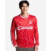 Gambar Jersey Liverpool LFC Adults Retro Candy 89/91 Long Sleeve Home Shirt - XS dari Livershop undefined 1 Tokopedia