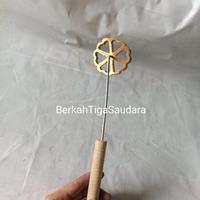 Gambar CETAKAN KEMBANG GOYANG KUNINGAN ASLI ANTI LENGKET TERBARU dari mikhasee undefined 2 Tokopedia